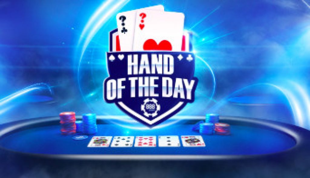 888 Poker Hand of the day