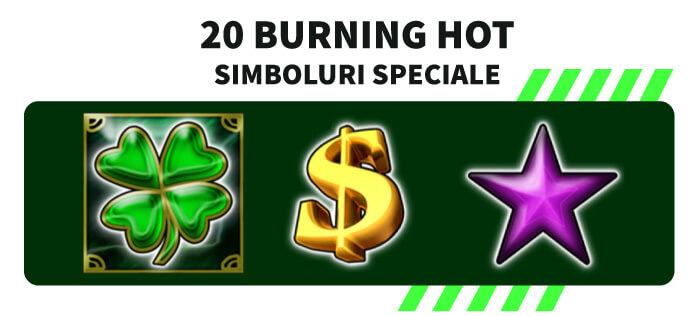 20 burning hot simboluri speciale