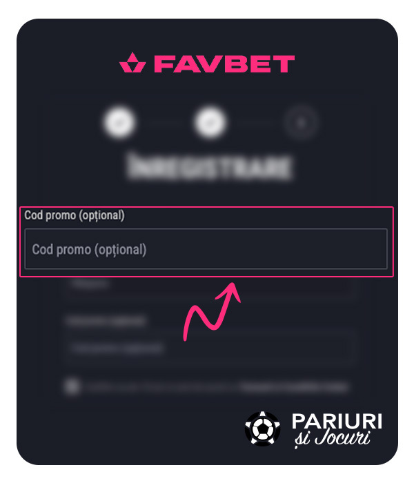 înregistrare cu cod promo favbet bonus promoțional