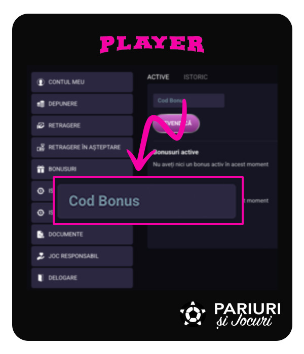 cod bonus player casino