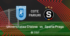 universitatea craiova vs sparta praga cote pariuri